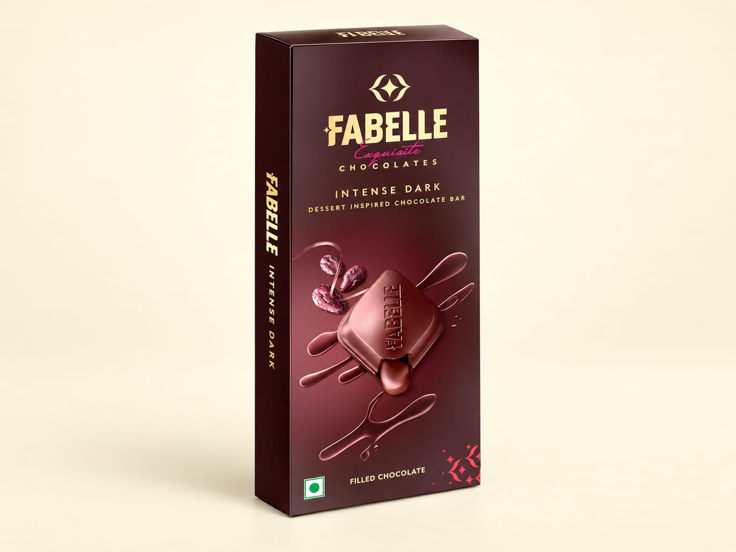 Fabelle Exquisite Chocolates – Intense Dark Dessert Inspired Chocolate Bar